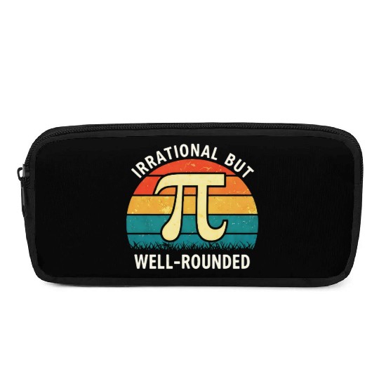 Retro Irrational But Well Rounded Pi Day Math Love Pencil Cases