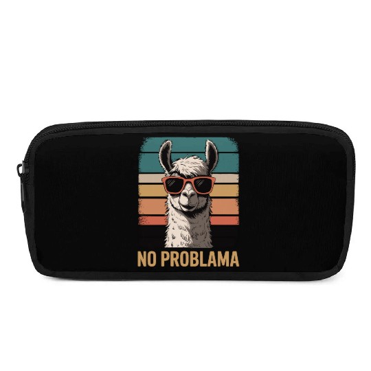 No Problama Llama Pencil Cases