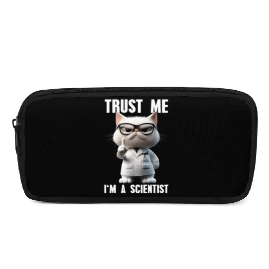 Trust Me I'm A Scientist Science Cat Meme Pencil Cases