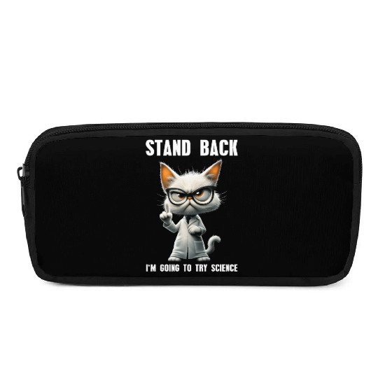 I'm Going To Try Science Science Cat Meme Pencil Cases