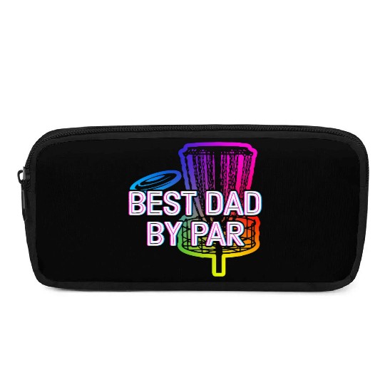 Best Dad by Par Disc Golf Fathers Day Golfer Pencil Cases