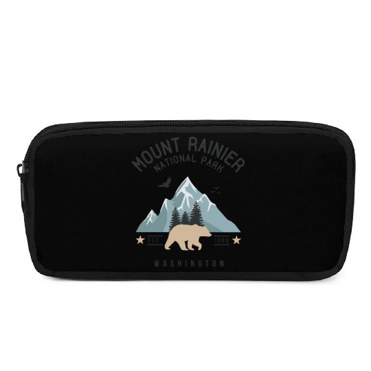 Mount Rainier National Park Est. 1889 Washington Pencil Cases