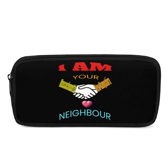 I AM YOUR NEIGHOUR MASSACHUSETTS AND NEW HAMPSHIRE Pencil Cases
