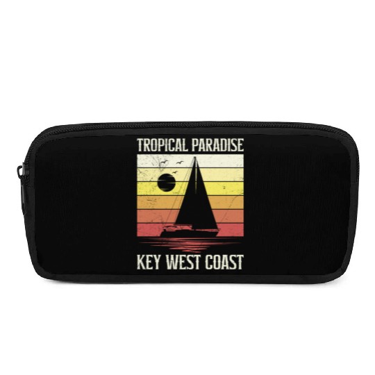 Florida TROPICAL PARADISE KEY-WEST COAST Pencil Cases