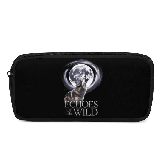 Echoes Of The Wild Howling Wolf Moon Art Pencil Cases