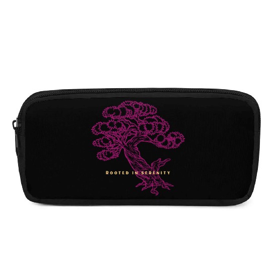 rooted in serenity bonsai tree Pencil Cases