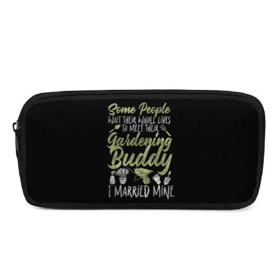 Plant Lover Gardening Husband Wife Pencil Cases