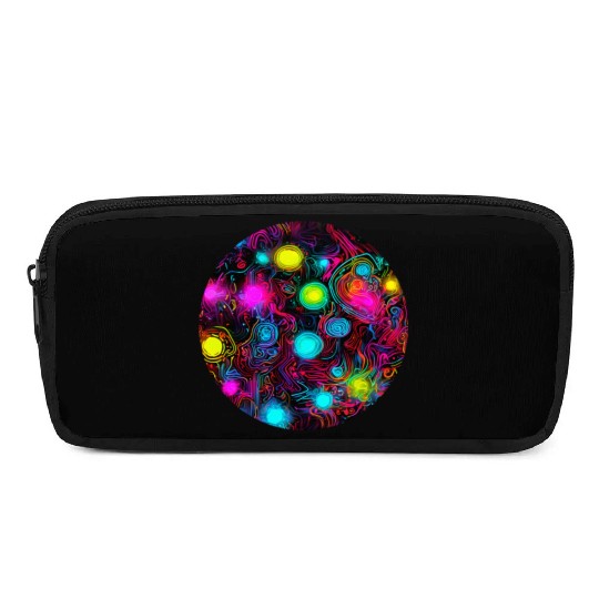 Neon Vintage Glow UV Style Pencil Cases