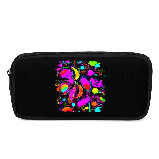 Neon Party Vintage Color Glow Pencil Cases