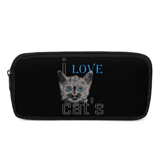 i love cat s Pencil Cases