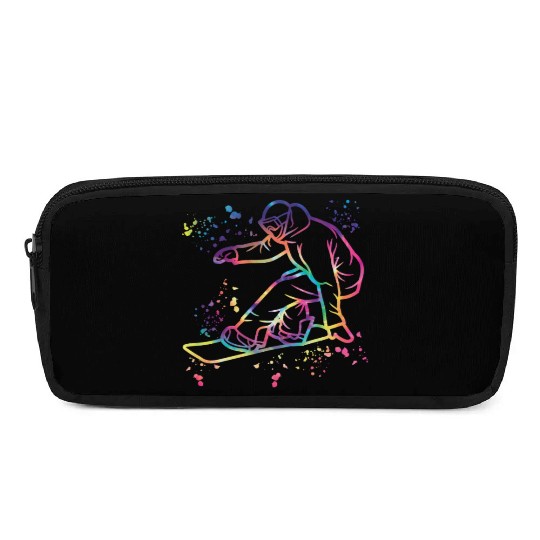 Snowboarder Snowboard Snowboarding Pencil Cases
