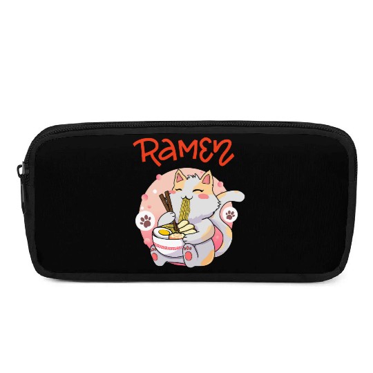 Cute Cat Ramen - Japanese Anime Kawaii Kitty Pencil Cases