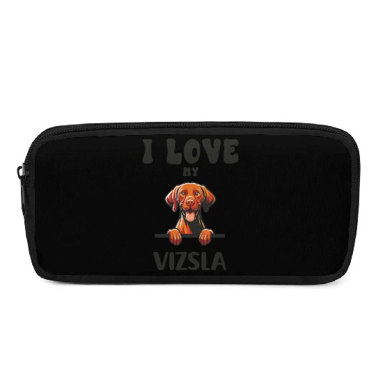 I Love My Vizsla Pencil Cases
