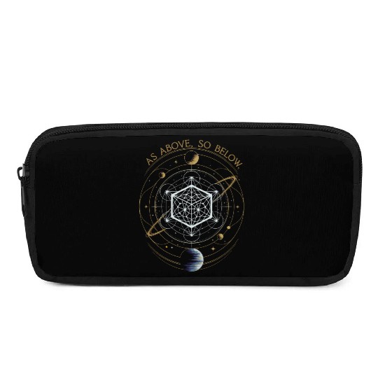 As Above, So Below - Sacred Geometry Pencil Cases
