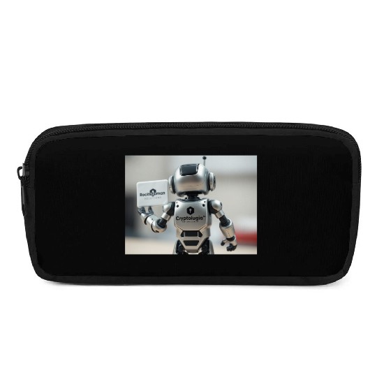 Rocketman Robot Pencil Cases