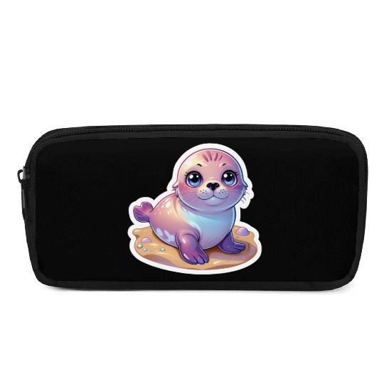 Adorable Seal Sticker Pencil Cases