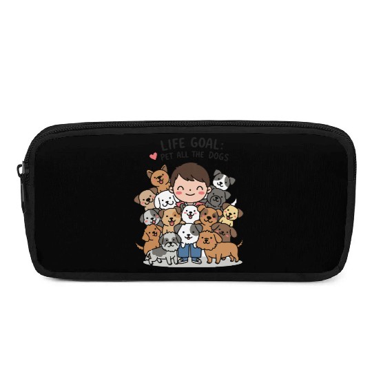 dog lovers life goal Pencil Cases