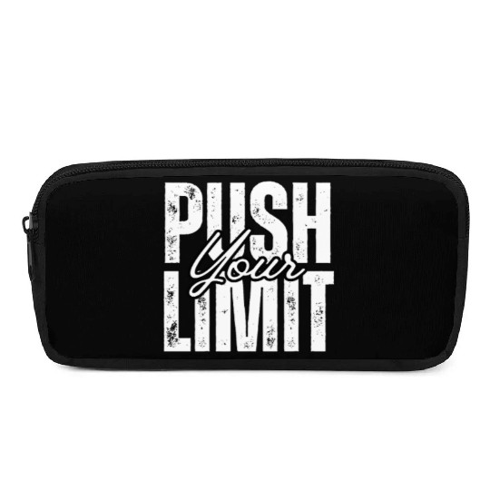Push Your Limit | Bold Gym Motivation Pencil Cases for
