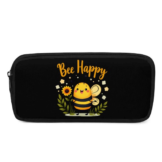 Happy Beekeeping Bee with Sunflower Joy Pencil Cases