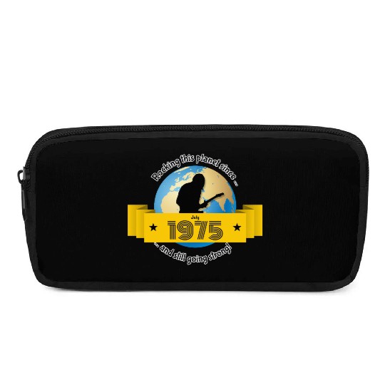 50th birthday Rocking this planet since 07/1975 Pencil Cases