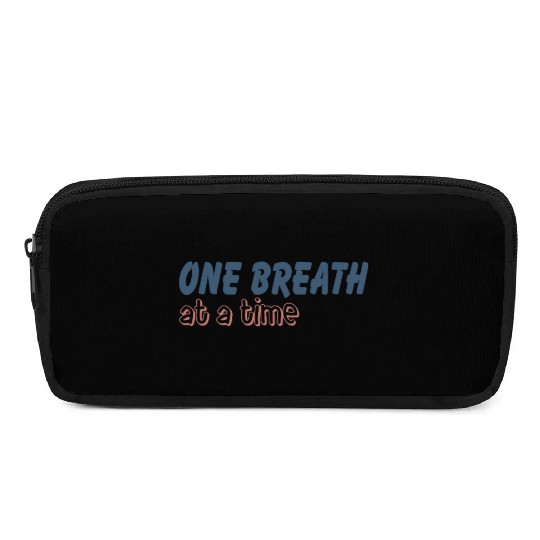 One Breath At A Time Runner Running Mindful Breath Pencil Cases