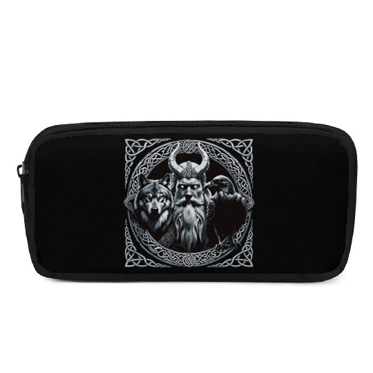 Viking Warrior Man Odin Thor Norman Walhalla Pencil Cases