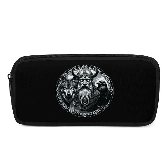 Viking Warrior Man Odin Thor Norman Walhalla Pencil Cases