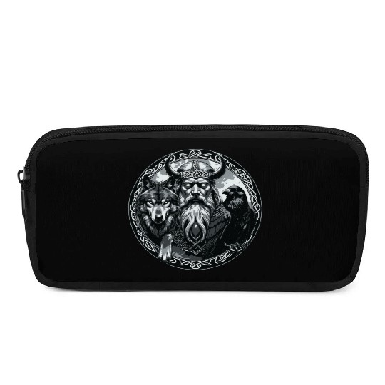 Viking Warrior Man Odin Thor Norman Walhalla Pencil Cases