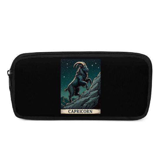 Zodiac Card Capricorn Pencil Cases