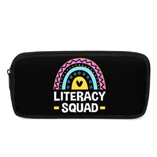 Reading Teacher Book Literacy Squad Pencil Cases