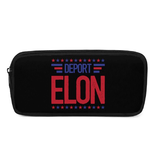 Deport Elon Musk Bumper Anti Fascist Pencil Cases