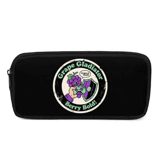 Grape Gladiator Berry Bold Gamer Pencil Cases