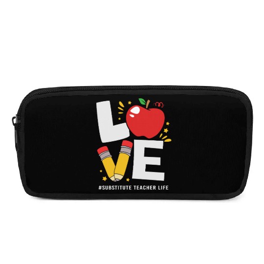 Substitute Teacher Back To School Pencil Cases
