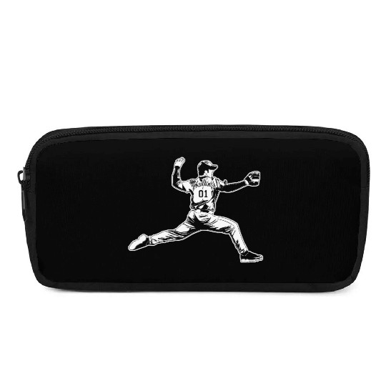 Baseball Pitcher Pencil Cases