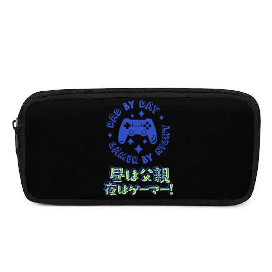 Gamer Dad Controller Blue Pencil Cases
