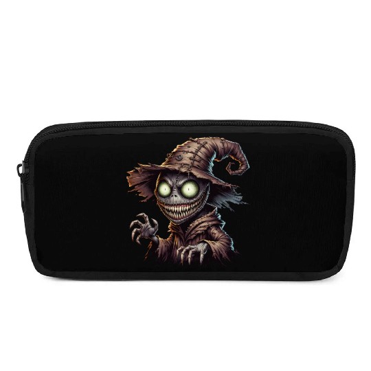 Evil Scarecrow Witch – Creepy Halloween Horror Pencil Cases