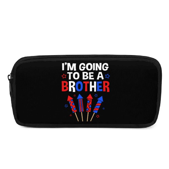 4th Of July Gender Reveal Party Brother Pencil Cases