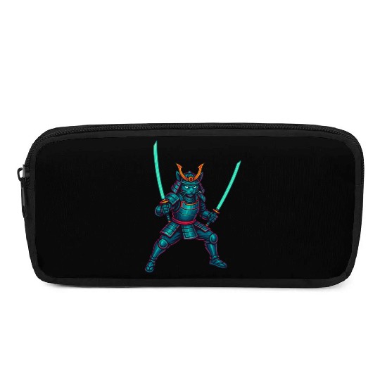 Legendary Samurai Cat – Epic Warrior Design” Pencil Cases