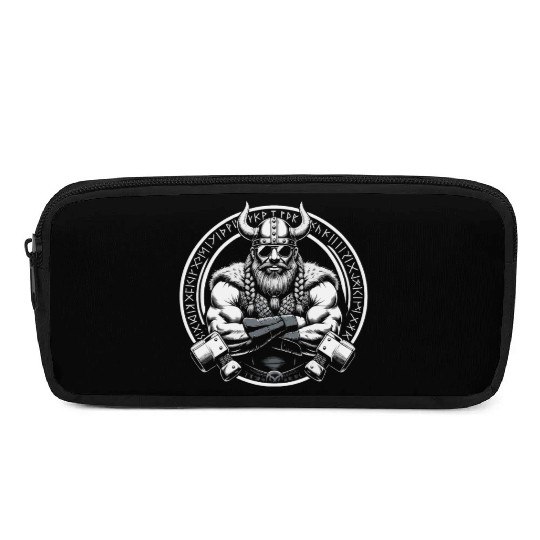 Viking Warrior Man Odin Thor Norman Walhalla Pencil Cases