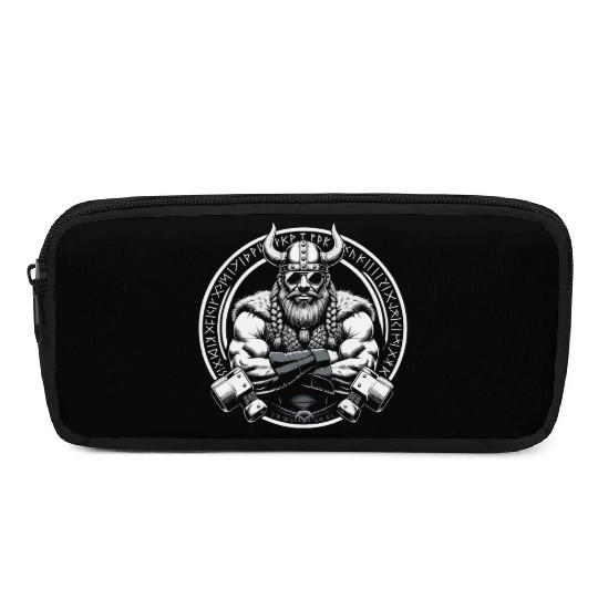 Viking Warrior Man Odin Thor Norman Walhalla Pencil Cases