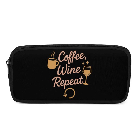 Single Mom Life Chaos Coordinator Wine Coffee Pencil Cases