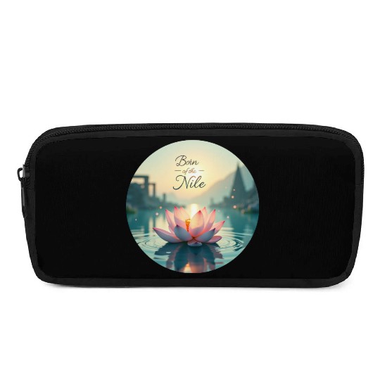 Sacred Nile Lotus Pencil Cases
