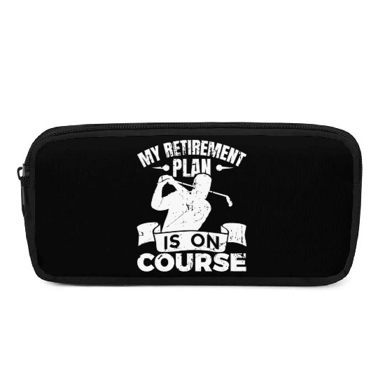 Golf Player Retirement Pencil Cases