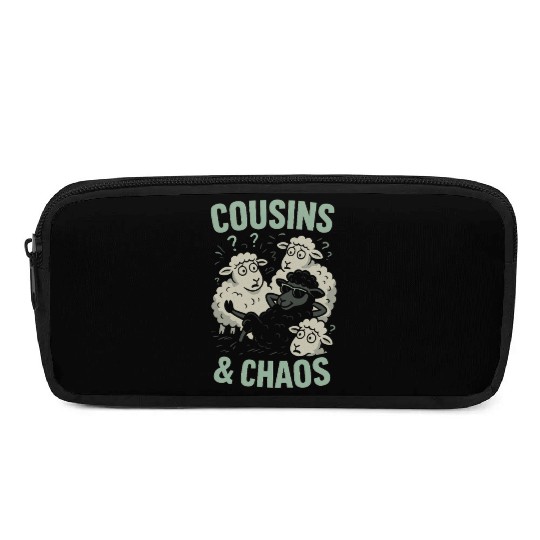 Funny Black Sheep Cousin Quirky Family Outcast Pencil Cases