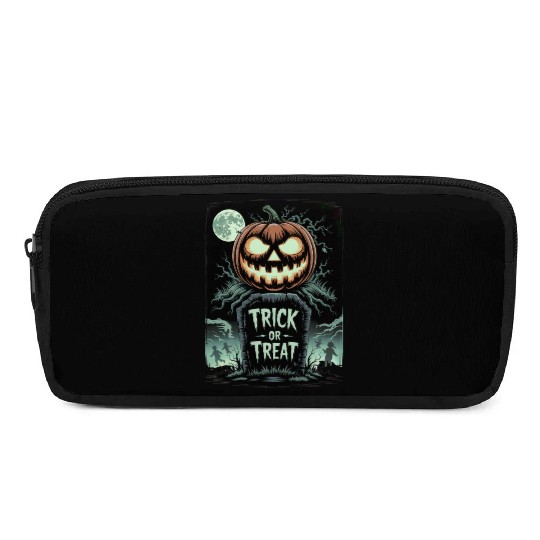 Halloween Horror Scary Thriller Trick Or Treat Pencil Cases