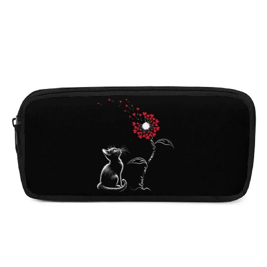 Best Cat Mom Ever Sunflower Mother's Day Cat Lover Pencil Cases