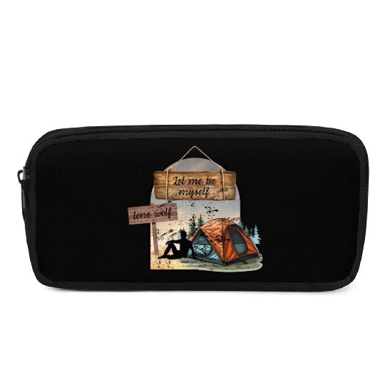 Lone Wolf Retreat Pencil Cases