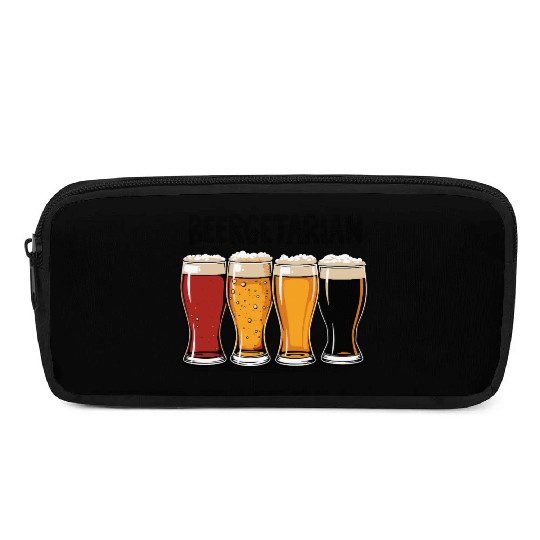 Beergetarian Funny Beer Lover Humor Pun Pencil Cases