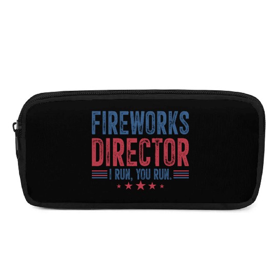 Fireworks Director I Run You Run Pencil Cases