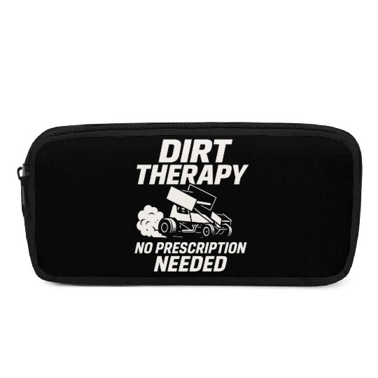 Sprint Car Racing Dirt Track Speed Oval Race Pencil Cases